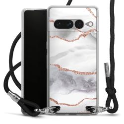 Carry Case Transparent Fabric black/silver