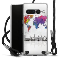 Carry Case Transparent Fabric black/silver