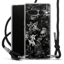 Carry Case Transparent Fabric black/silver