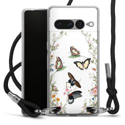 Carry Case Transparent Fabric black/silver