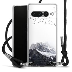 Carry Case Transparent Fabric black/silver