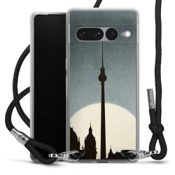 Carry Case Transparent Fabric black/silver