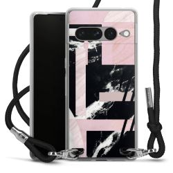 Carry Case Transparent Fabric black/silver