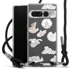 New Carry Case Transparent Stoff schwarz/silber