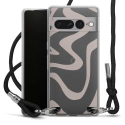 New Carry Case Transparent Stoff schwarz/silber