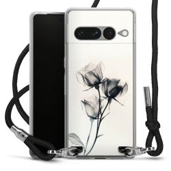 New Carry Case Transparent Stoff schwarz/silber
