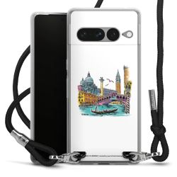 New Carry Case Transparent Stoff schwarz/silber