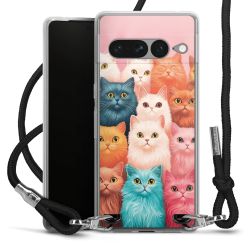 New Carry Case Transparent Stoff schwarz/silber