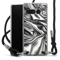 New Carry Case Transparent Stoff schwarz/silber