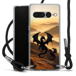 New Carry Case Transparent Stoff schwarz/silber