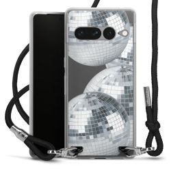 New Carry Case Transparent Stoff schwarz/silber