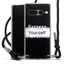 New Carry Case Transparent Stoff schwarz/silber