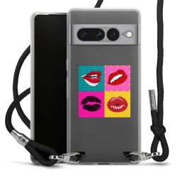 New Carry Case Transparent Stoff schwarz/silber