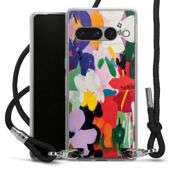 New Carry Case Transparent Stoff schwarz/silber