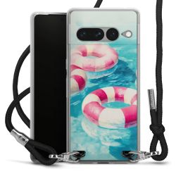 New Carry Case Transparent Stoff schwarz/silber