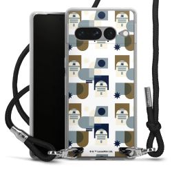 New Carry Case Transparent Stoff schwarz/silber