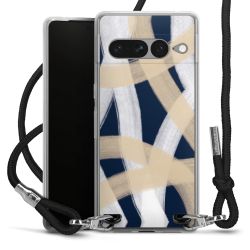 New Carry Case Transparent Stoff schwarz/silber