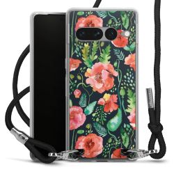 New Carry Case Transparent Stoff schwarz/silber