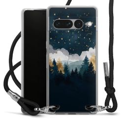 New Carry Case Transparent Stoff schwarz/silber