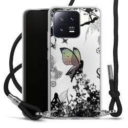 Carry Case Transparent Fabric black/silver