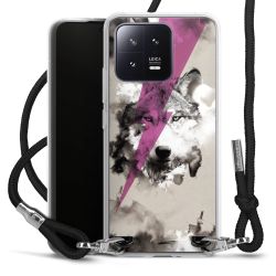 Carry Case Transparent Fabric black/silver