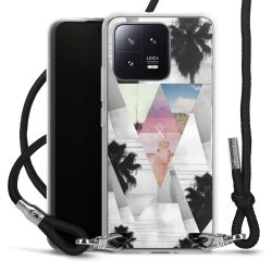 Carry Case Transparent Fabric black/silver