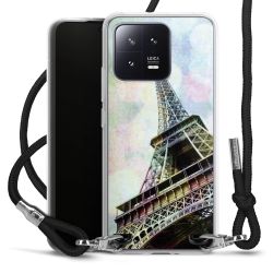 Carry Case Transparent Fabric black/silver