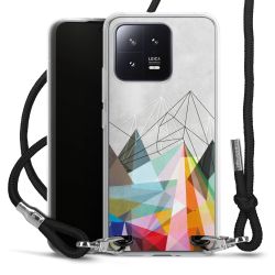 Carry Case Transparent Fabric black/silver