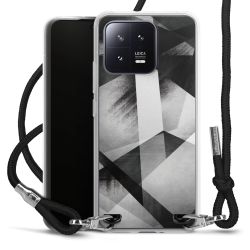 Carry Case Transparent Fabric black/silver