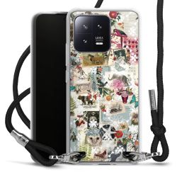 Carry Case Transparent Fabric black/silver