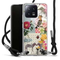 Carry Case Transparent Fabric black/silver