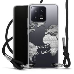 Carry Case Transparent Fabric black/silver