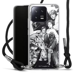 Carry Case Transparent Fabric black/silver