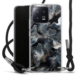 Carry Case Transparent Fabric black/silver