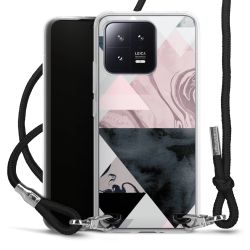 Carry Case Transparent Fabric black/silver