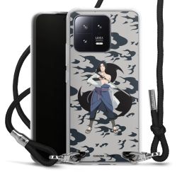 Carry Case Transparent Fabric black/silver