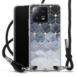 Carry Case Transparent Fabric black/silver