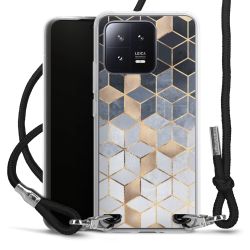 Carry Case Transparent Fabric black/silver