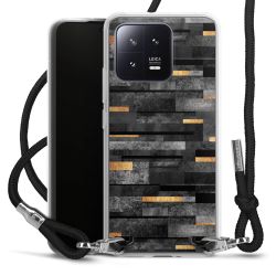 Carry Case Transparent Fabric black/silver