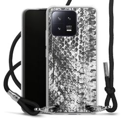 Carry Case Transparent Fabric black/silver