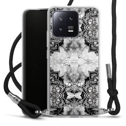 Carry Case Transparent Fabric black/silver