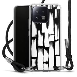 Carry Case Transparent Fabric black/silver