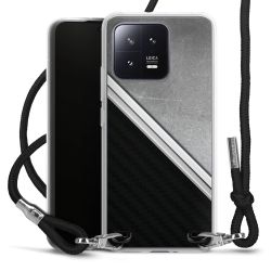 Carry Case Transparent Fabric black/silver