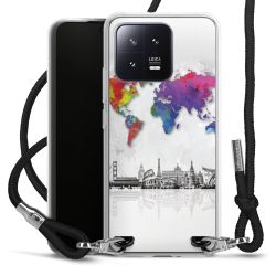 Carry Case Transparent Fabric black/silver