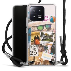 Carry Case Transparent Fabric black/silver