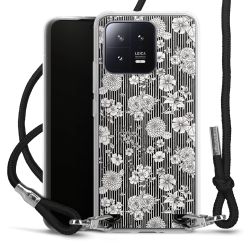 Carry Case Transparent Fabric black/silver