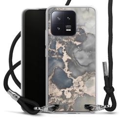 Carry Case Transparent Fabric black/silver