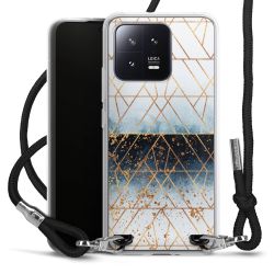 Carry Case Transparent Fabric black/silver