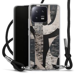 Carry Case Transparent Fabric black/silver