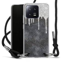 Carry Case Transparent Fabric black/silver